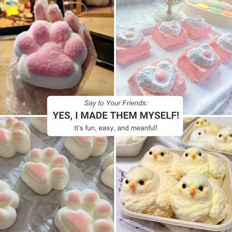 100 مل + 100 مللي سيليكون سائل، لـ TabaKneading Playdough، مجموعة ClayDIYGel فائقة النعومة وقابلة للعجن، 1:1 AB سيليكون راتنج متناسب، U