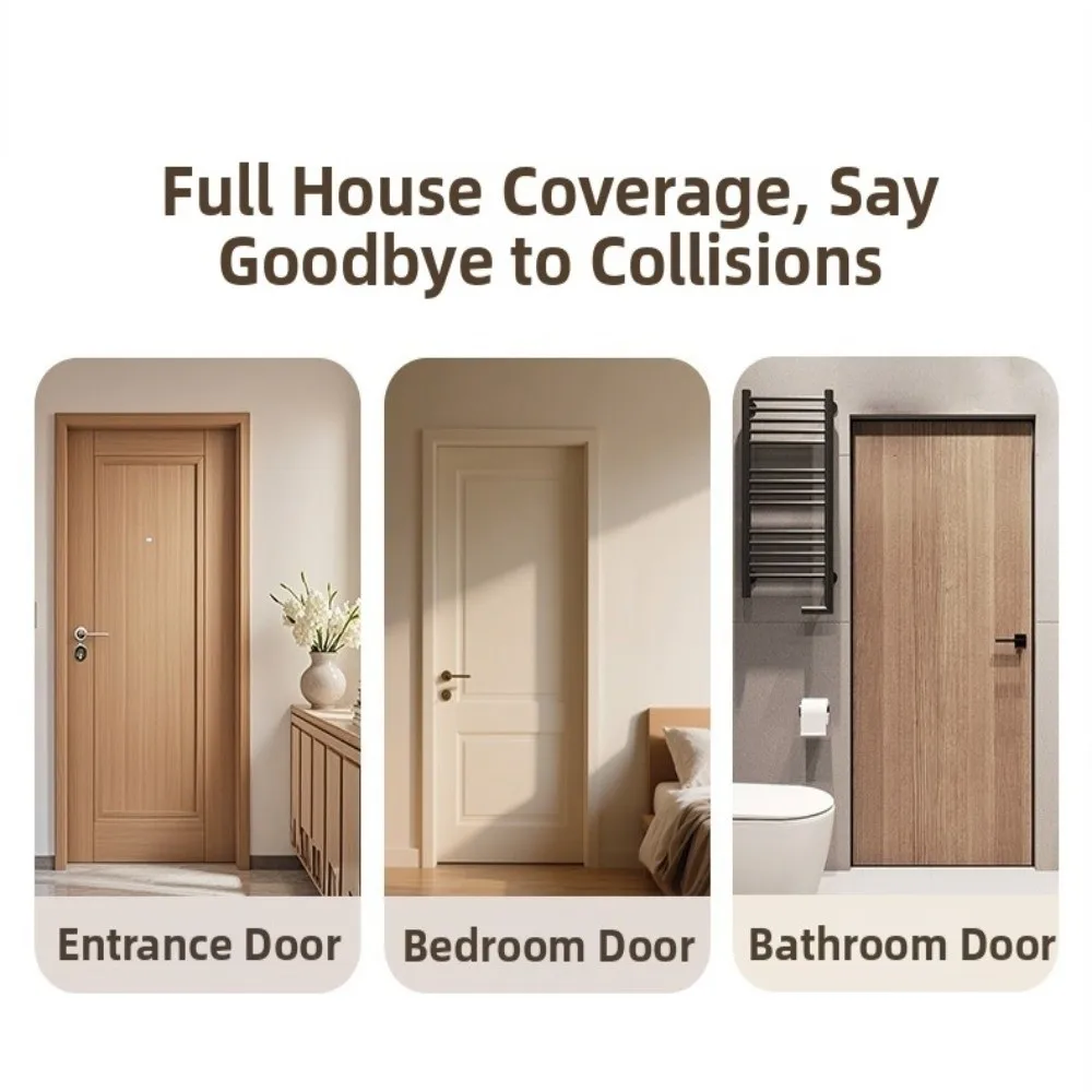 Anti Slip Door Knob Cover Anti-Collision Cute Silicone Doorknob Sleeve Tulip Flower-Shaped Bumpers Living Room