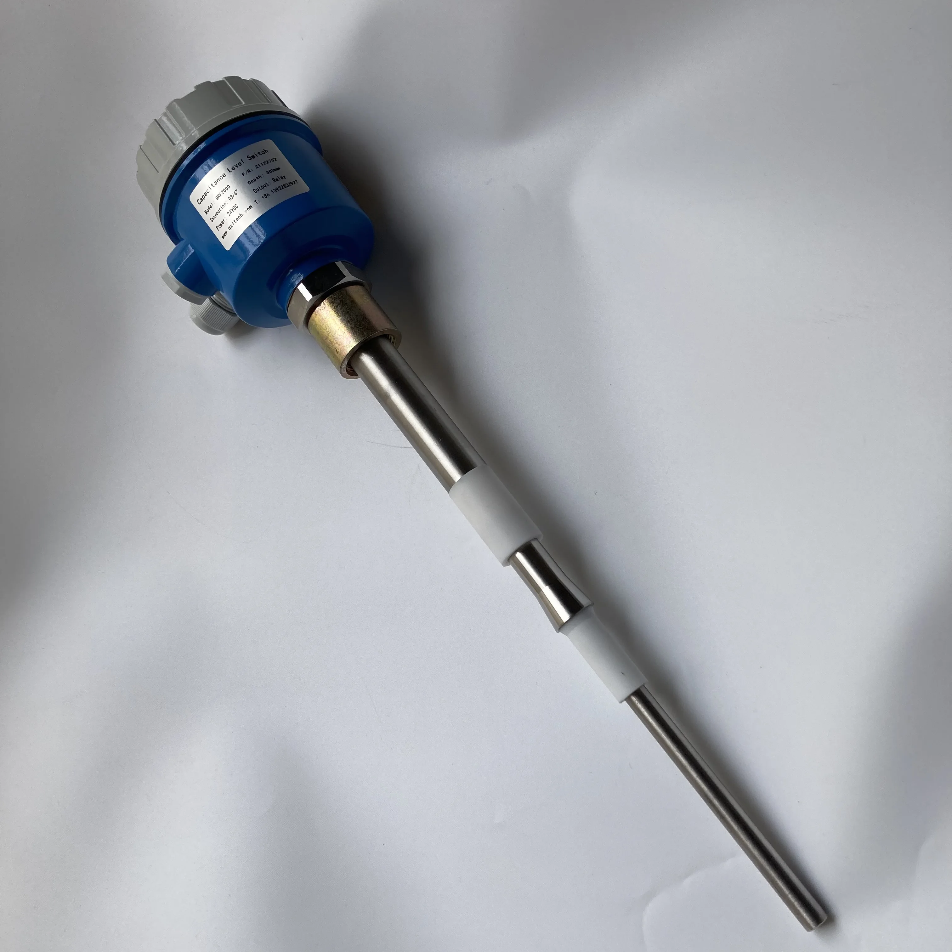RF Capacitive Admittance Level Gauge Water Level Switch With Analog Output Capacitance Sensor Coal Powder