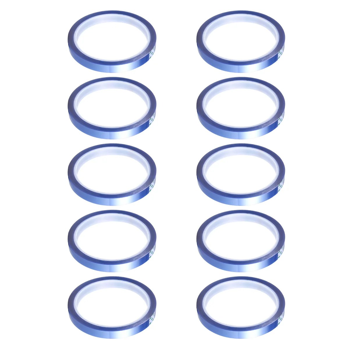 Rouleaux de ruban thermique vierge pour presse à sublimation thermique, sans résidu, jusqu'à 260Celsius, 10 rouleaux