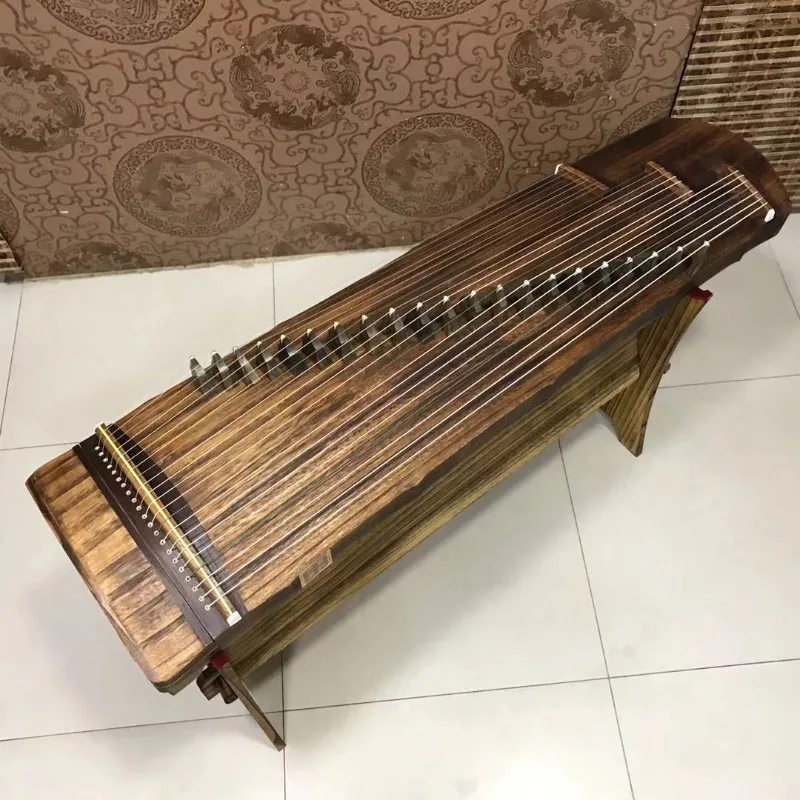 

120-сантиметровый портативный гучжэн для начинающих, 21 струна, традиционный классический гуцин, профессиональный струнный инструмент