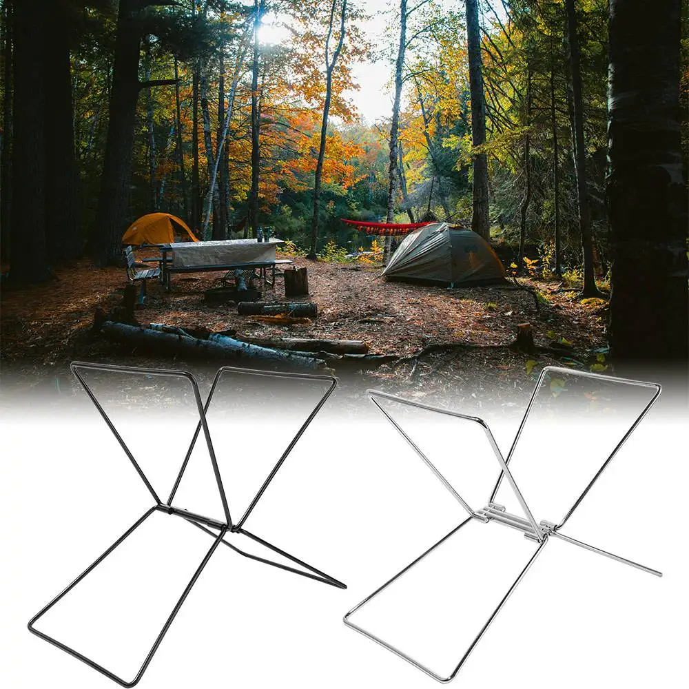 

Противоскользящая складная подставка для холодильника, не протекает, легко собирается, складная подставка для багажа, устойчивая, из высокоточной стали, портативный держатель для кемпинга