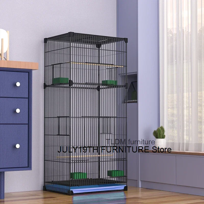 Courtyard Breeding Toys Bird Cage Parrot Habitat Aviary Speciality Bird Cage Carrier Oiseaux Accessoires Pet Products RR50BC