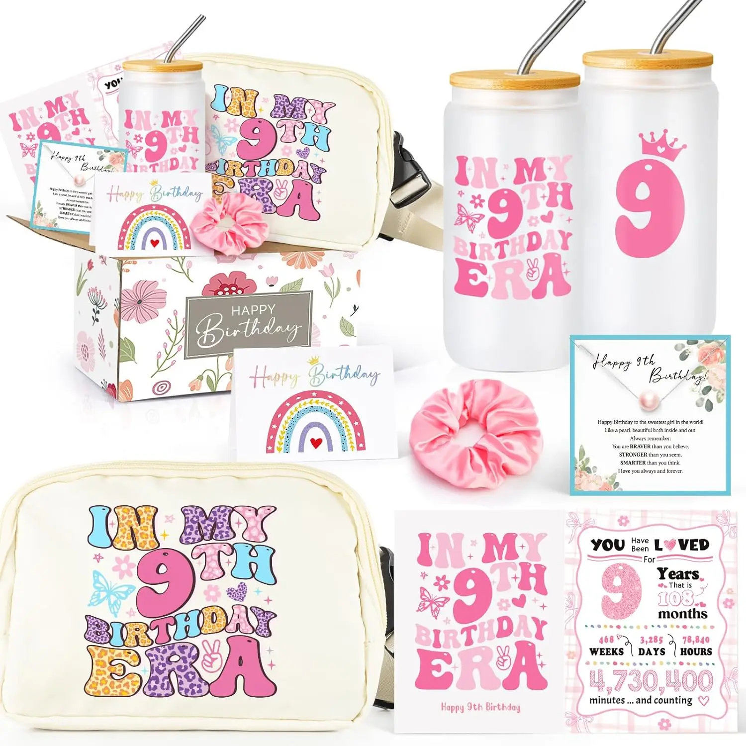

9 Year Old Girl Birthday Gifts, Gifts for 9 Year Old Girls, Cool Happy 9th Bday Gift Ideas for Daughter, Sister, Niece