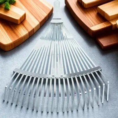 

Adjustable Extendable Metal Garden Rake Head Replacement for Lawn Yard Gardening Leaves Rake Heavy Duty Rakes Head Gardening