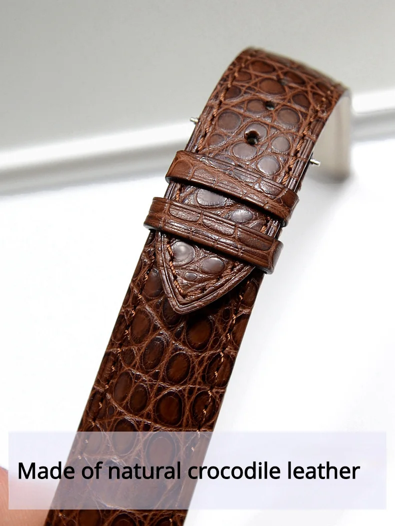 Alligator leather strap for Vacheron Constantin leather watch strap crocodile skin belt men\'s models 19mm 20mm 21mm 22mm band