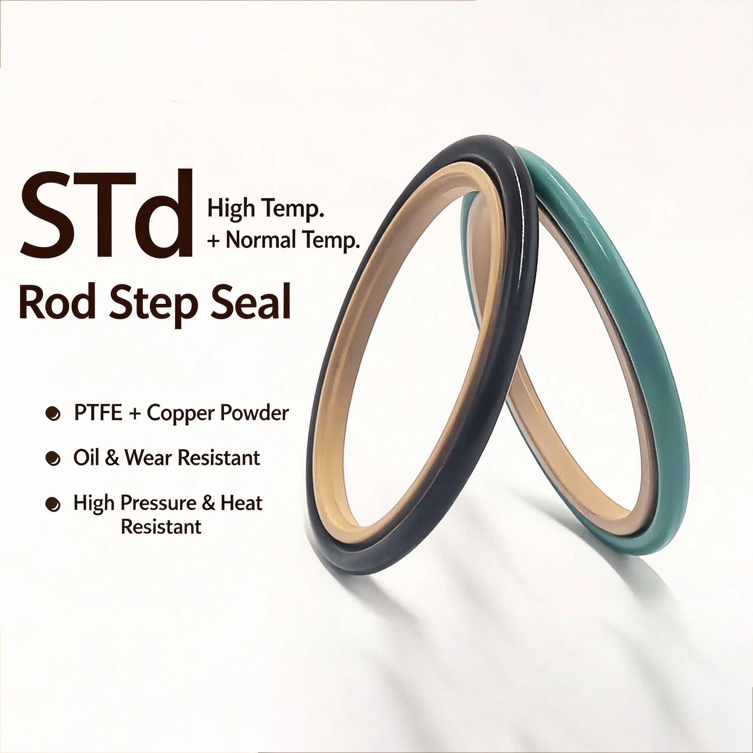 1Pcs STD Shaft With Steller Seal Hydraulic Cylinder Shaft With Reciprocating O-ring Oil Seal Ring ID 20/22/25-190mm OD 27-211mm