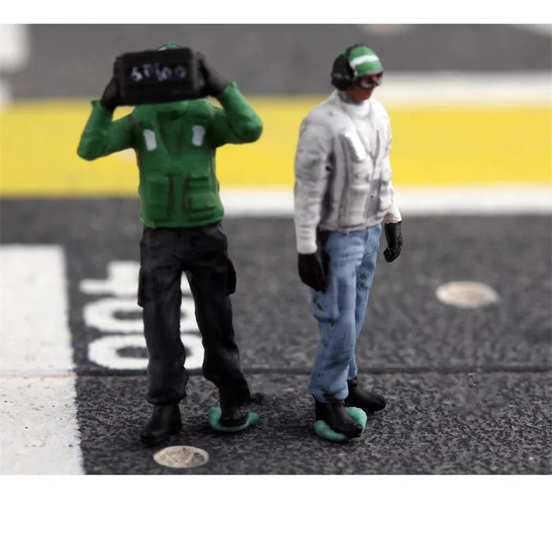 1:72 نموذج 6 قطعة عمل الشكل البحرية الأمريكية الطائرات الناقل الأرض طاقم التعامل مع العمل الرجال دمية DIY المشهد ملحق عرض المشجعين #5