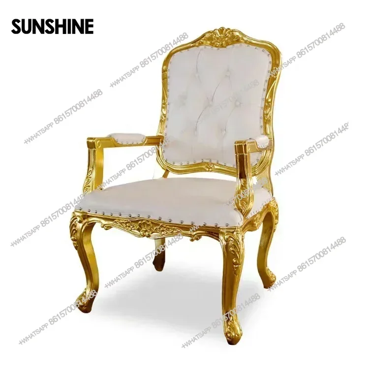 lWholesale furniture party chairs event wedding gold stainless steel metal frame banquet hotel wedding chair