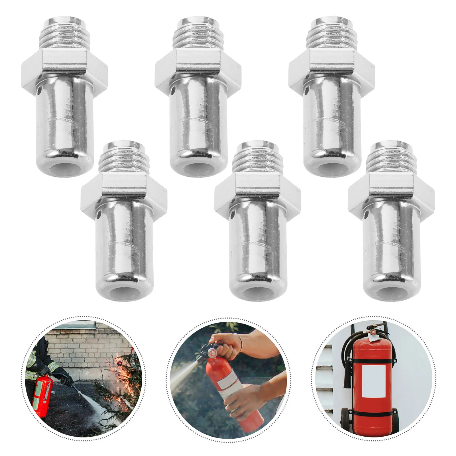 10Pcs Replacement Nozzle Parts for Water-Based Extinguisher Portable Lightweight Fire Safety Nozzles with Broad Coverage Fire