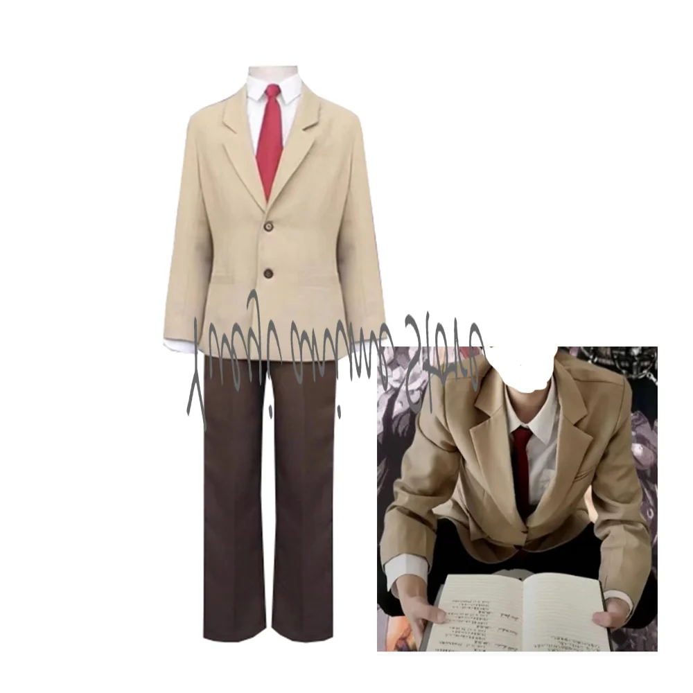 

customized-Anime Cos Yagami Light Cosplay Costume Halloween party Man Women uniform suit