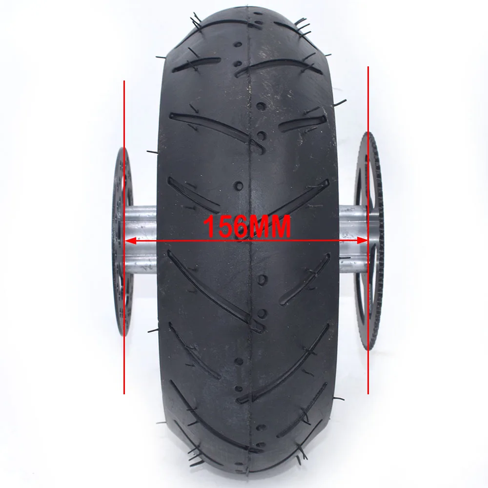 110/50-6.5 Rear Wheel Pocket Bike Good Quality Tyre With Tube Brake Disc Plate # T8F-54T Sprocket For 47cc 49cc Mini Motorcycle