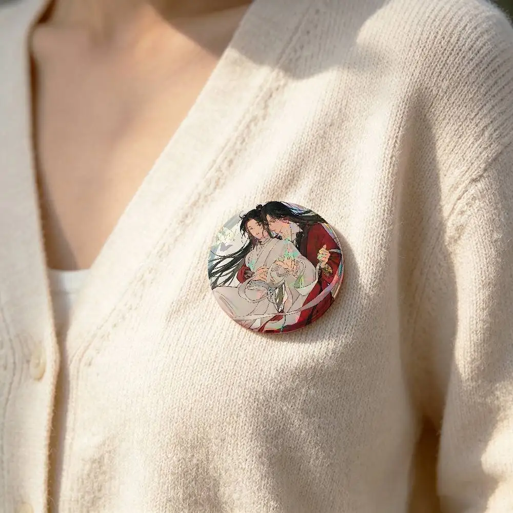 Heaven Officials Blessing Badge Pins For Friend, Backpack, Clothing, Collectible Accessories, Jewelry Gift