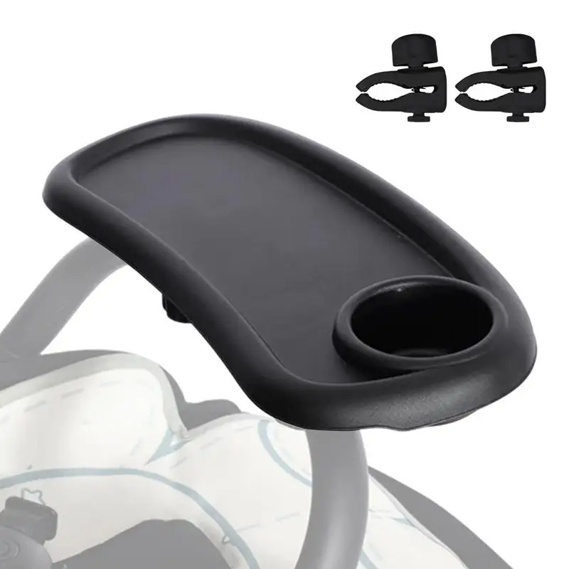 Universal Baby Stroller Snack Tray Children's Cart Pram Dinner Table Milk Bottle Cup Holder Accessories For outdoor Traveling