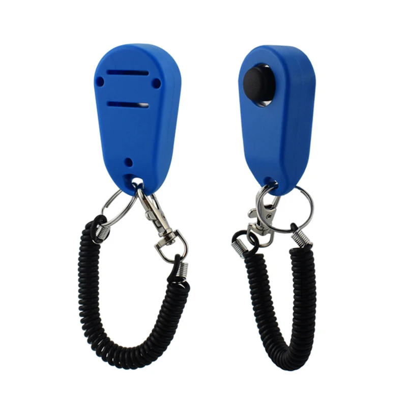 Dog Cat Pet  Training Clicker With Wrist Strap Training Supplies For Dogs Cats Pet Training Clicker Dog Supplies Dog Trainings