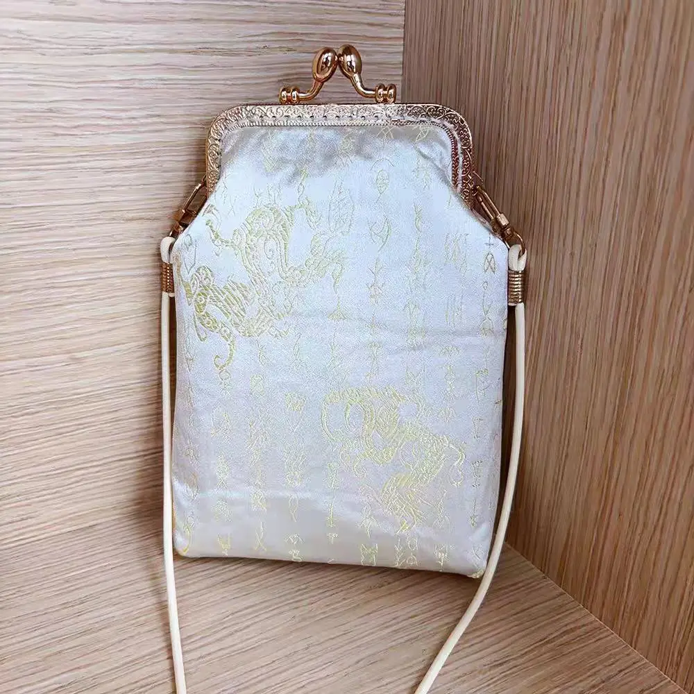 

Vintage Embroidered Shoulder Bag for Women's Chinese Style Small Square Elegant Handbags Wedding Party Evening Clutches Bag