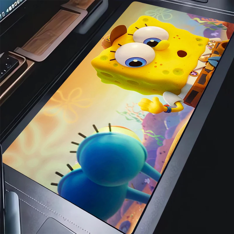 

Gaming Mouse Pad Laptop Cushions Non-slip Table Carpet S-spongeBob Mousepad PC Cute S-squarePants Gamepad Desk Gadget Mouse Mat