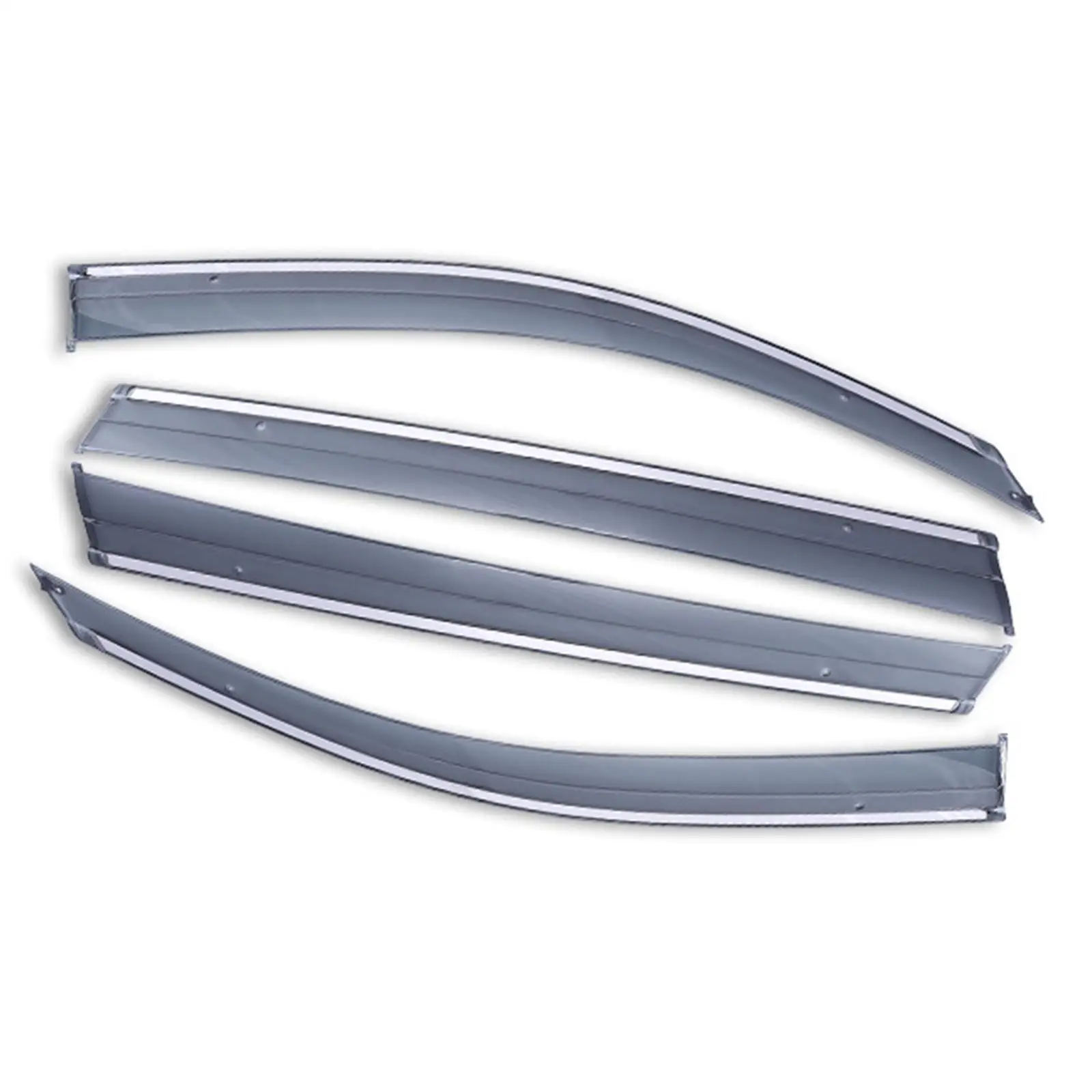 

4Pcs Auto Window Visor Vent Sun Shade Rain Guard Weather Shield Window Sunshade