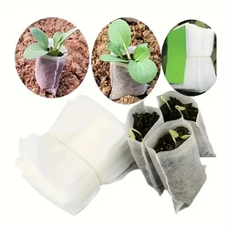 Degradable non-woven seedling bags, nutrient bags, tree planting bags, beauty planting bags, transplanting bags, no-removal bags