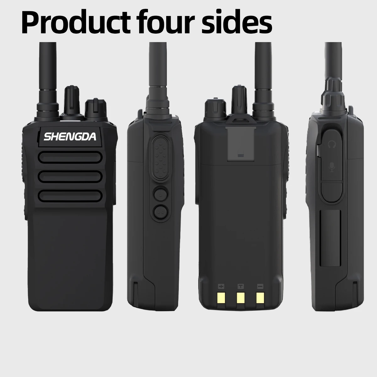 SD-R7A Walkie-Talkie 10w One Key Frequency Matching Channel Scan 400-500MHz  Large Capacity Battery Strong Signal Dustproof