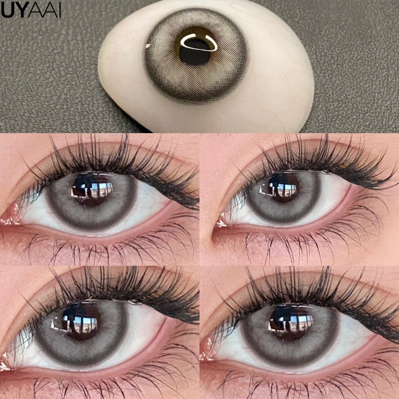 2pcs Yearly Contact Lenses Colored Contacts Beautiful Pupil Natural Contact Lenses for Eyes Color Yearly Cosmetic Contact Lens