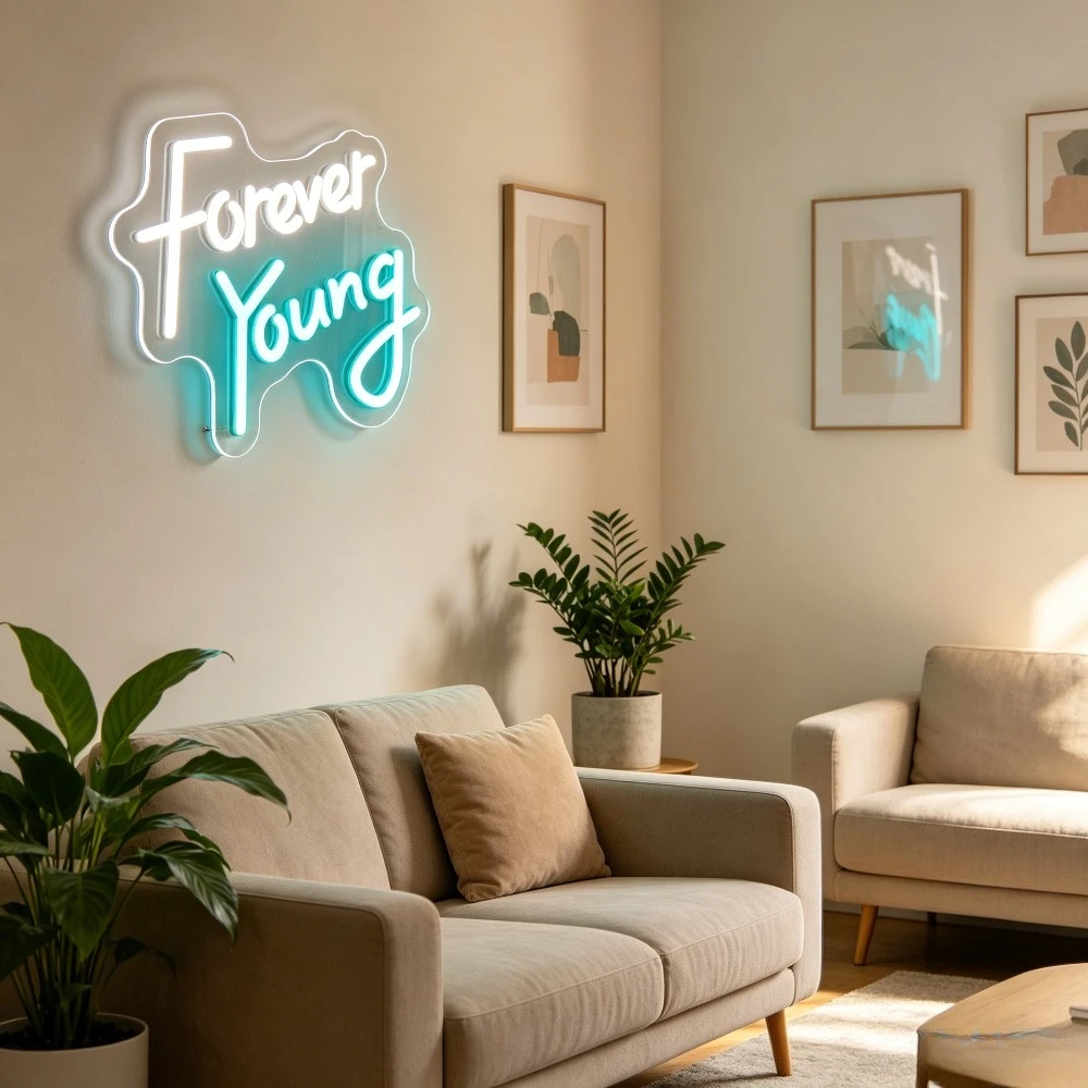 Znak Neonowy Forever Young LED – Outdoor Lighting Quotes recenzja i cena
