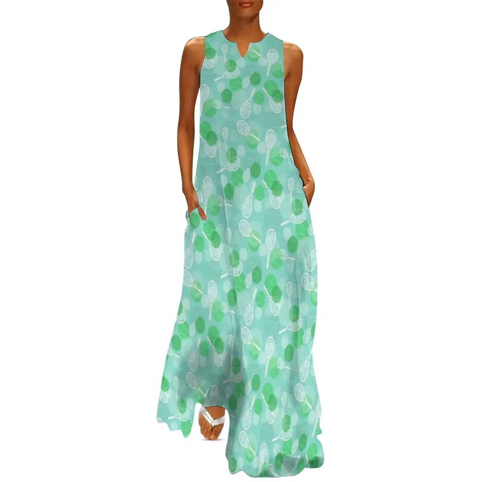 

Tennis Anyone Long Dress summer woman dress 2025 dress for woman Long dresses sexy short dresses daring