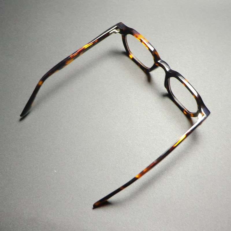 Handmade Acetate Glasses Frame Men Vintage Ultra Light Square Eyeglasses Frame Women Retro Japan Luxury Brand Designer Eyewear