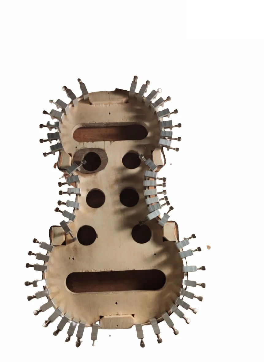 

50 шт., зажимы для подкладки скрипки, боковые зажимы, инструмент для мастеров из алюминиевого сплава