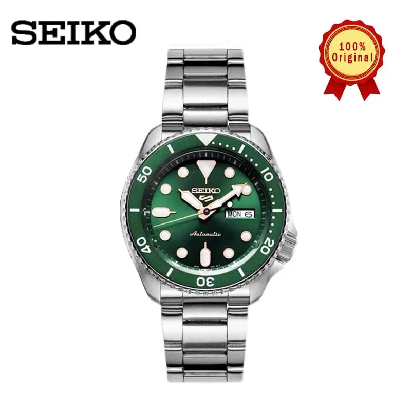 Original SEIKO Watch Men\'s Series automatic Waterproof Steel Band Round Rotatable Quartz Wristwatches SRPD53K1 for Seiko 5 Watch