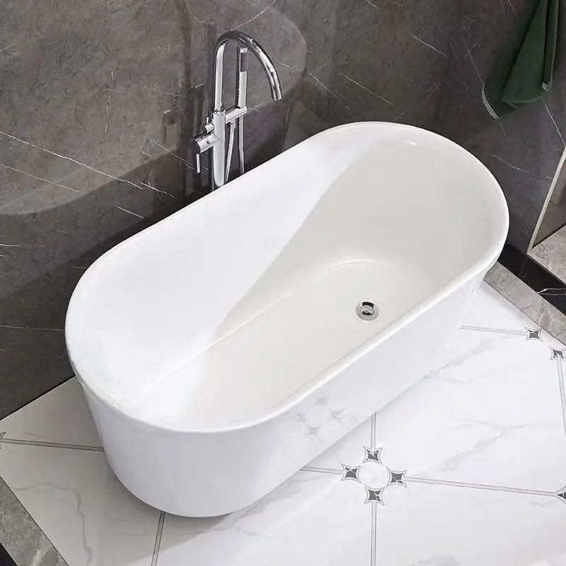 

Bathtub household bathroom acrylic adult free standing small apartment color spa adult household