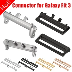 1Pair Connector for Samsung Galaxy Fit 3 Stainless Steel Adapter Watchband Strap Quick Bracelet for Watch Fit 3 18mm Accessories