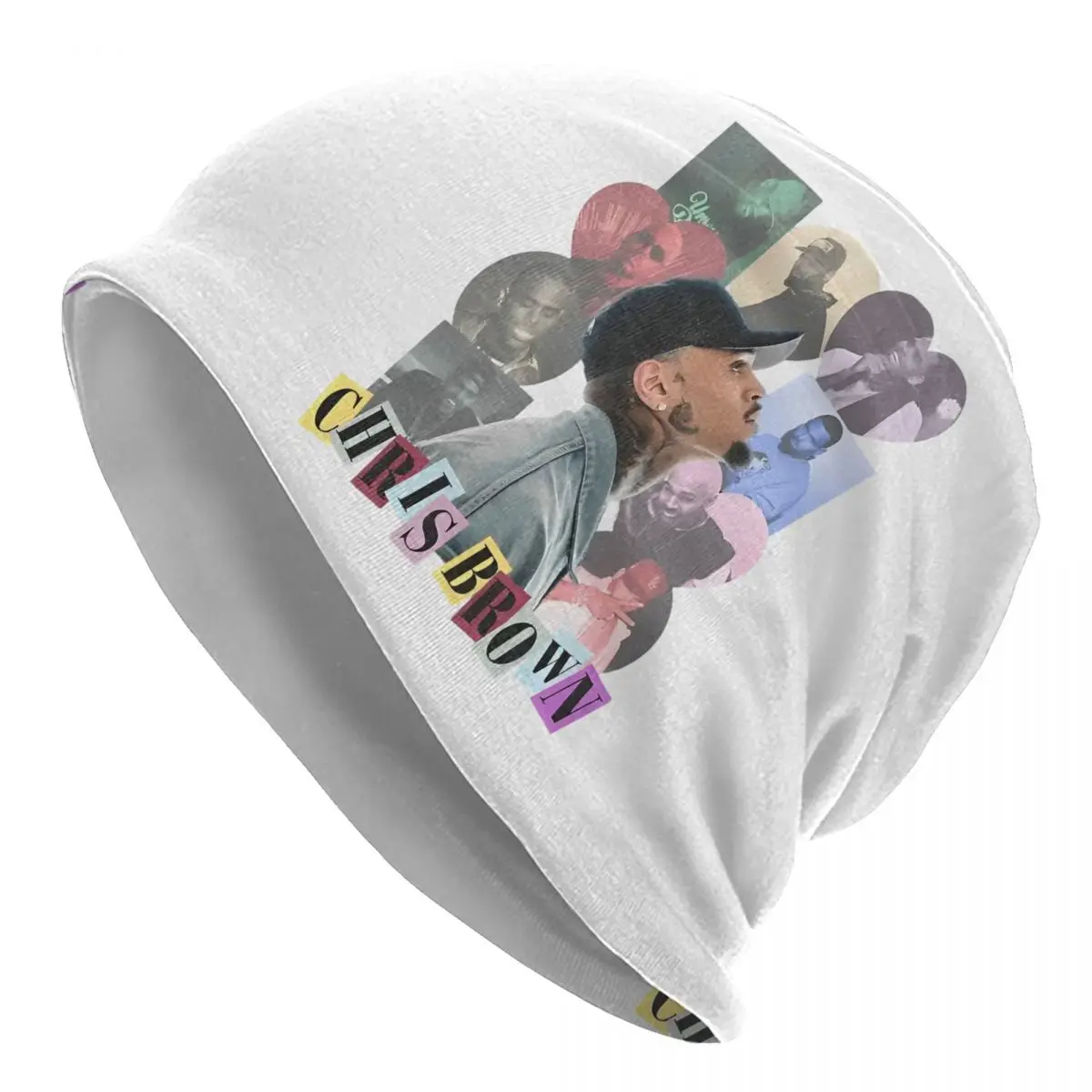 Rapper Chris Brown Cap 11:11 Tour Breezy Fashion Adult Outdoor Skullies Beanies Hats Spring Warm Dual-use Bonnet Hat