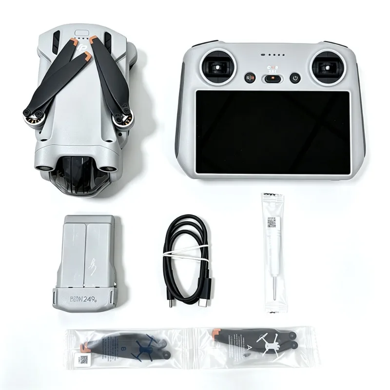 95%New Used Original DJI Mini 3 Pro Drone + 1 × 2453mAh Battery & DJI RC (RM330) Controller