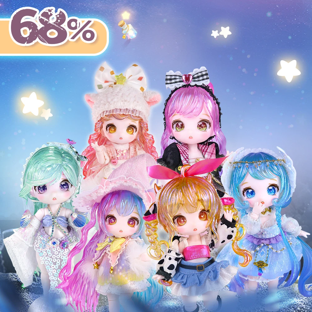 

DBS Dream Fairy Collectible doll Maytree OB11 Doll Constellation Series Cute & Kawaii Toy Figures Birthday Gift for Kids