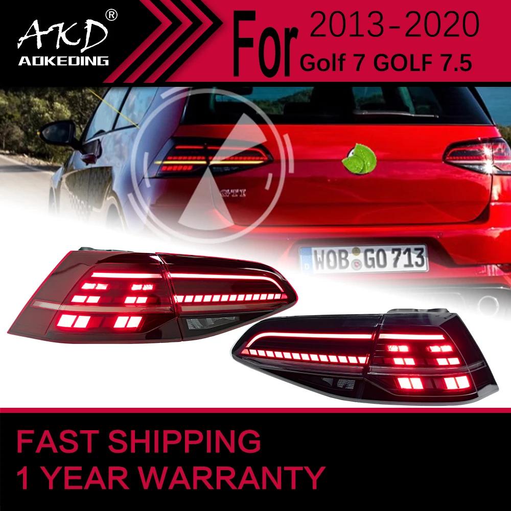 Car Lights for VW Golf 7 Golf7.5 MK7 LED Tail Light 2013-2020 Rear Stop Lamp Brake Signal DRL Reverse Automotive Accessories