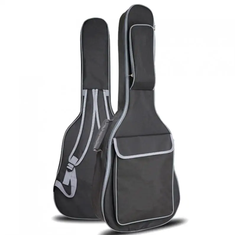 36 Inch Guitar Case Gig Bag Oxford Fabric Double Straps Padded 10mm Cotton Soft Waterproof Acoustic Guitar Backpack Carry Case