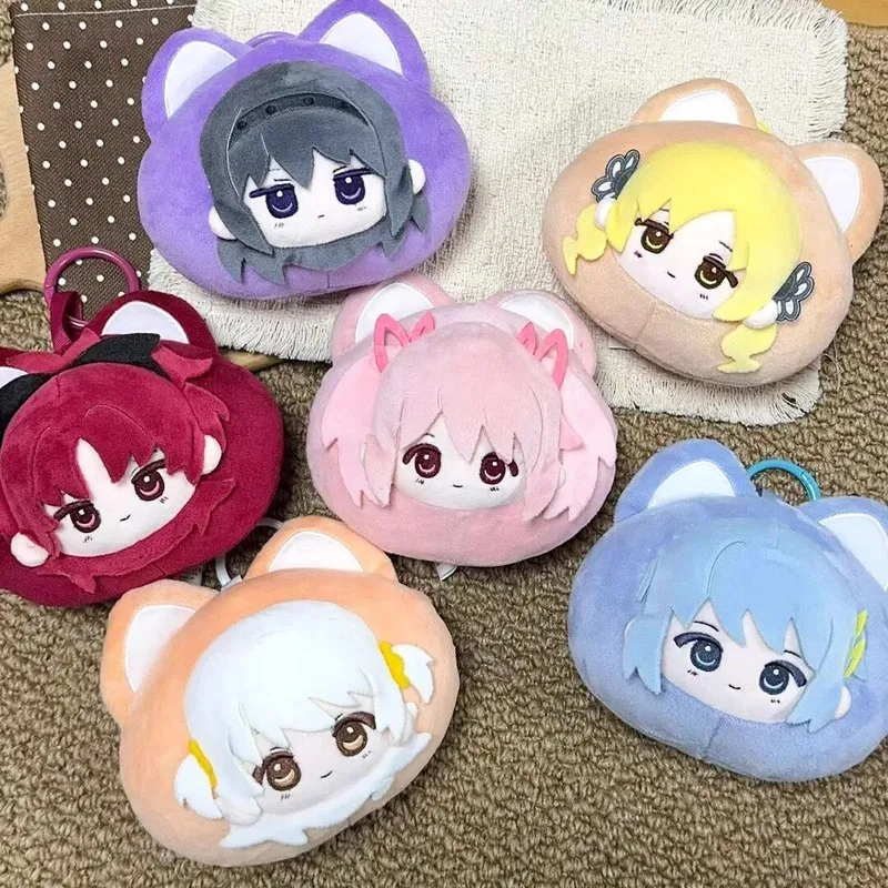 Genuine Puella Magi Madoka Magica Cat Mochi Blind Box Kaname Madoka Akemi Homura Miki Sayaka Tomoe Mami Sakura Kyoko Pendant Toy