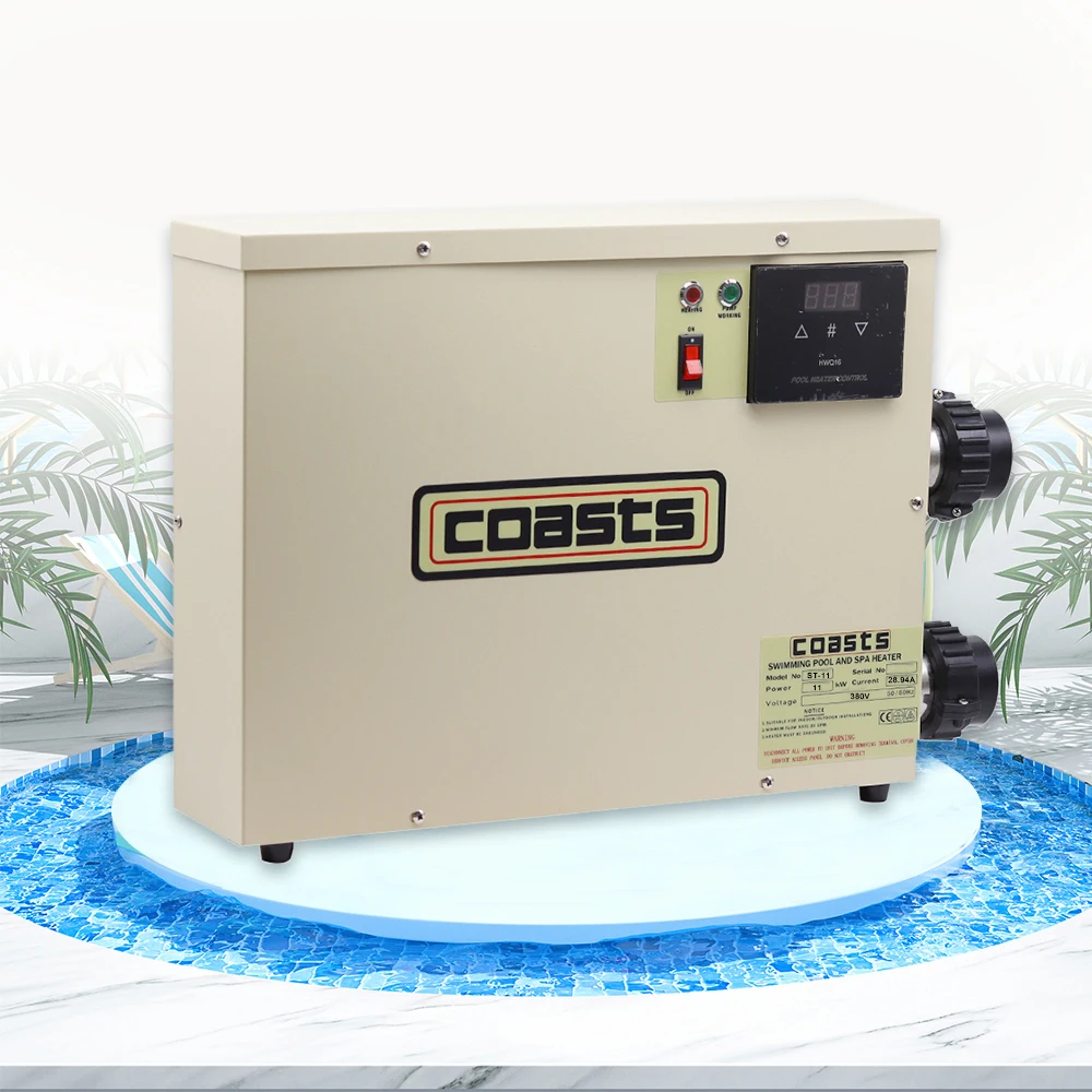 5.5KW 7.5KW 9KW 11KW 220V/380V Electric Swimming Pool Water Heater Thermostat Hot Tub Spa