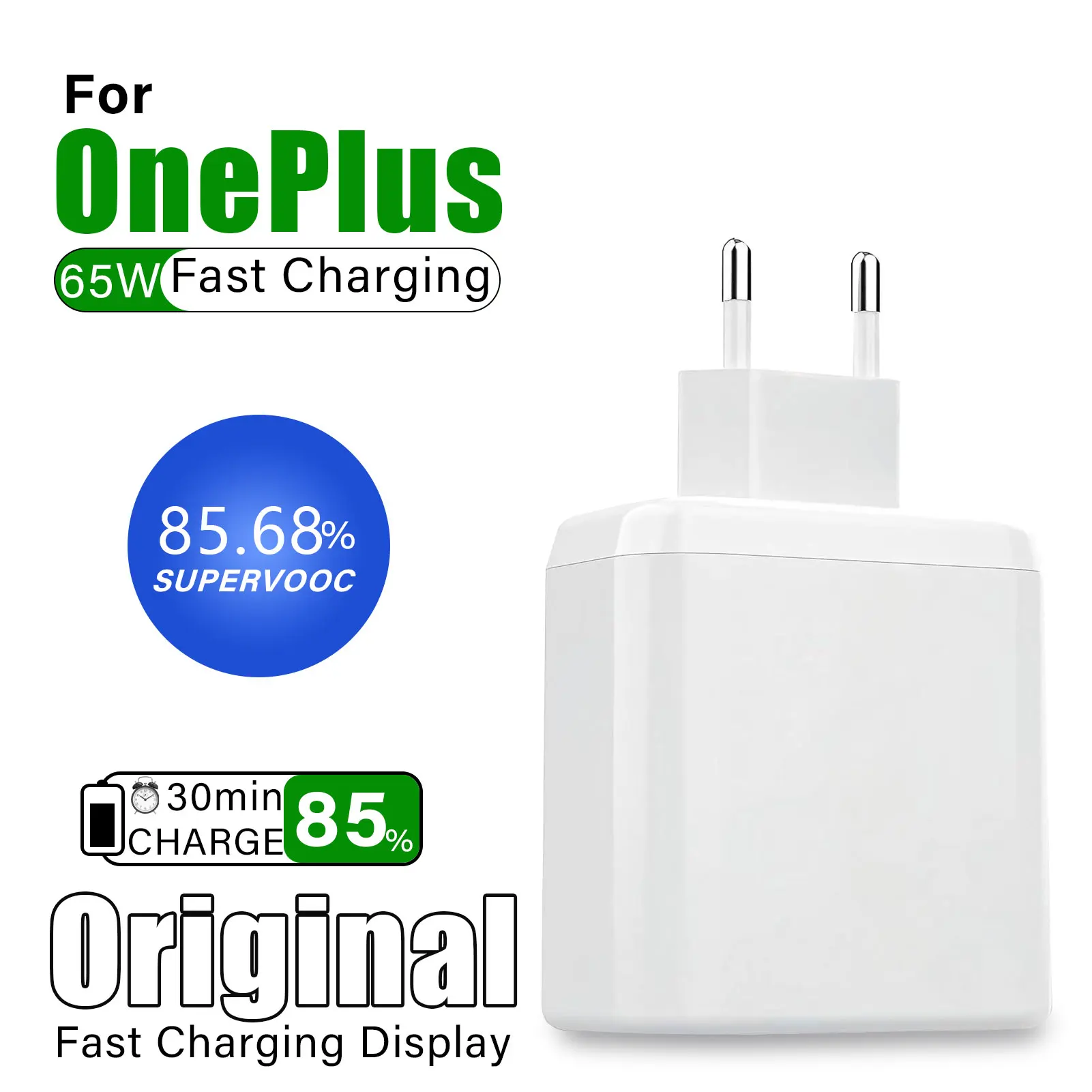 For Oppo Find X5 Reno8 charger SuperVooc 65W for oneplus 11 Nord CE 2 T wall charger Warp 50W SuperDart fast charger for Realme
