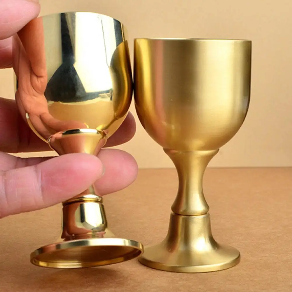 Beverage Goblet Retro Cocktail Cup  Romantic Premium Wine Goblet Cocktail Cup Gold Vintage For Home Decor