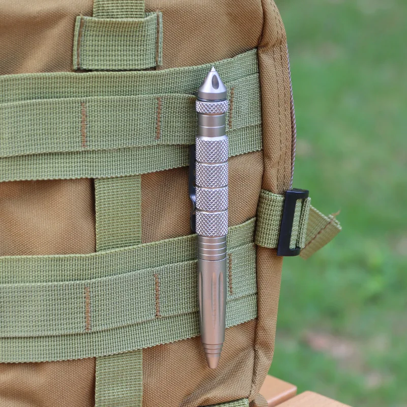 Self Defence Tactical Pen Pocket Aluminum Anti skid Military Pen Tungsten steel head Defense Pen Glass Breaker Survival Kit Pens