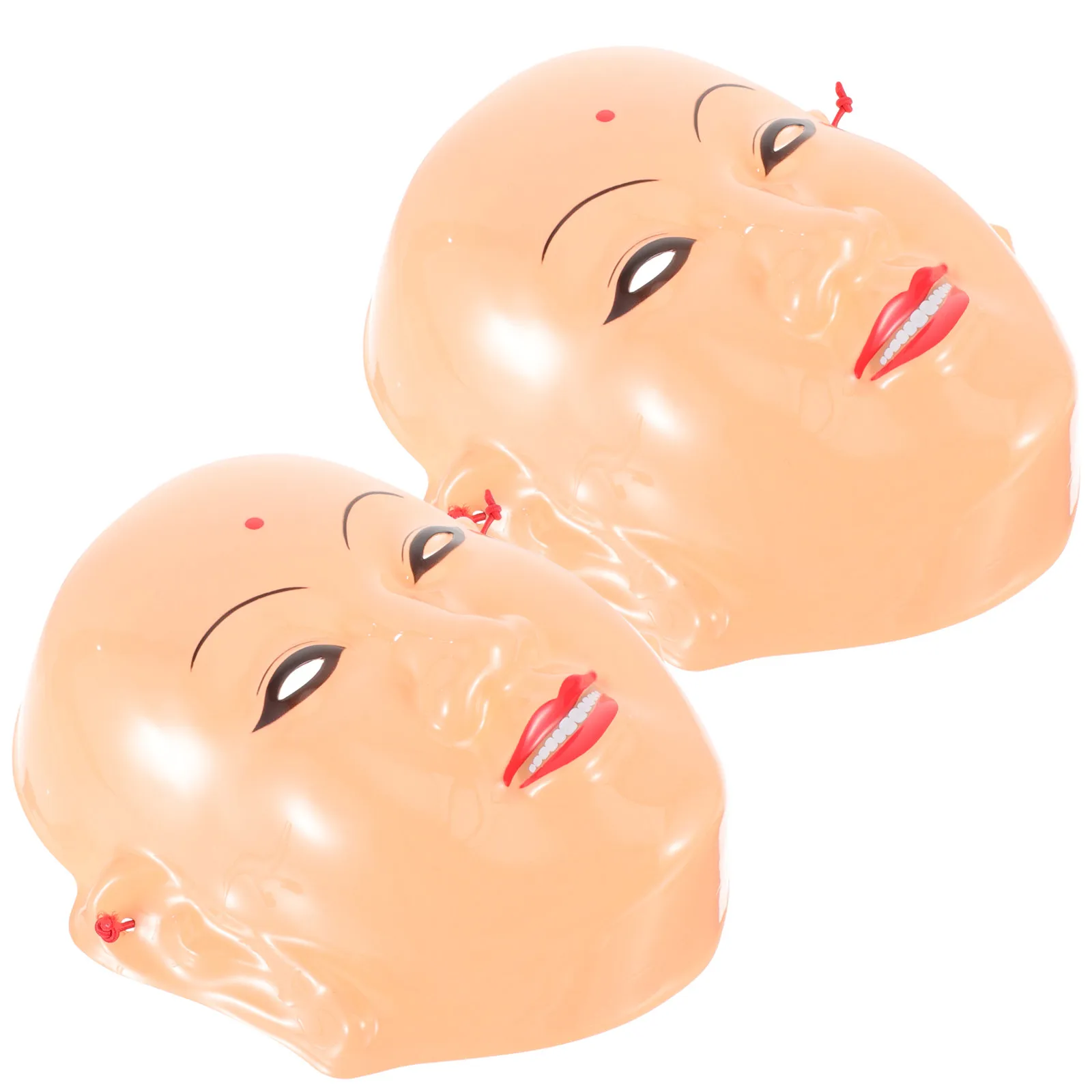 

2 шт. страшные маски на Хэллоуин, реалистичные маски для косплея, аксессуары для костюмов, реквизит для дома с привидениями