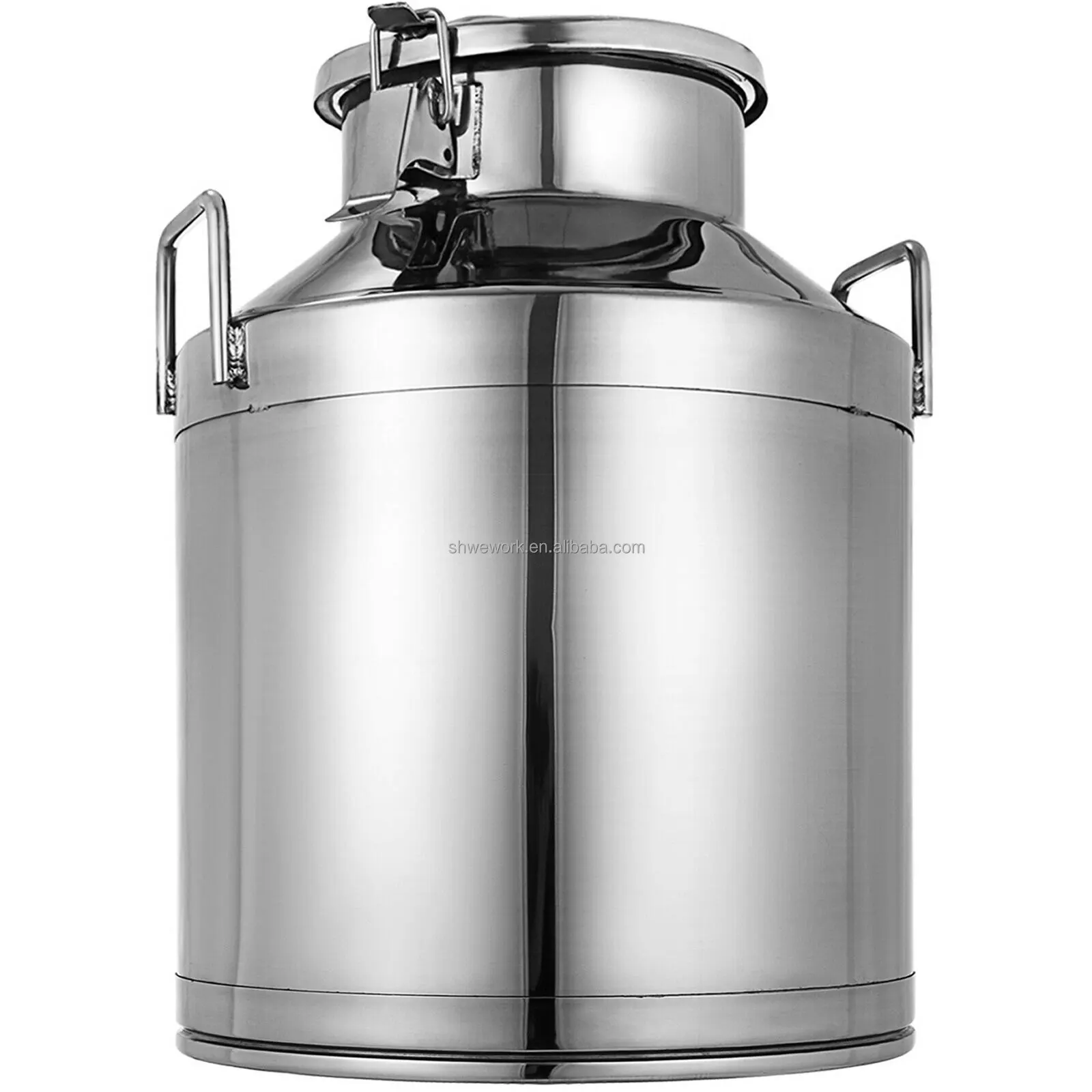 10/20/30/40/50L علبة الحليب 304 الفولاذ المقاوم للصدأ دلو حليب سطل النبيذ دلو مع غطاء محكم الغلق حمل إبريق علبة حليب