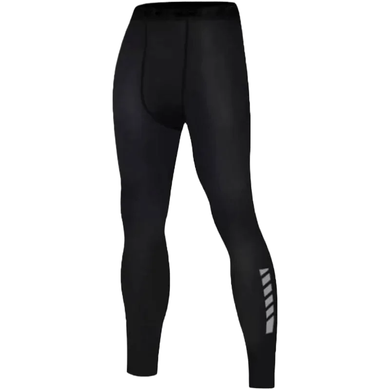 Men's tight pants for year-round running training and fitness wear, comfortable and durable elastic sports pants