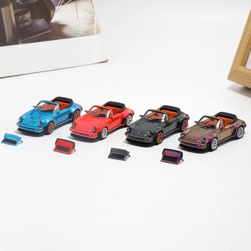 RM 1/64 930 Zanger Turbo Studie Legering Motorvoertuig Speelgoed spuitgieten Metalen Model Collectie Jongen Kerstcadeau