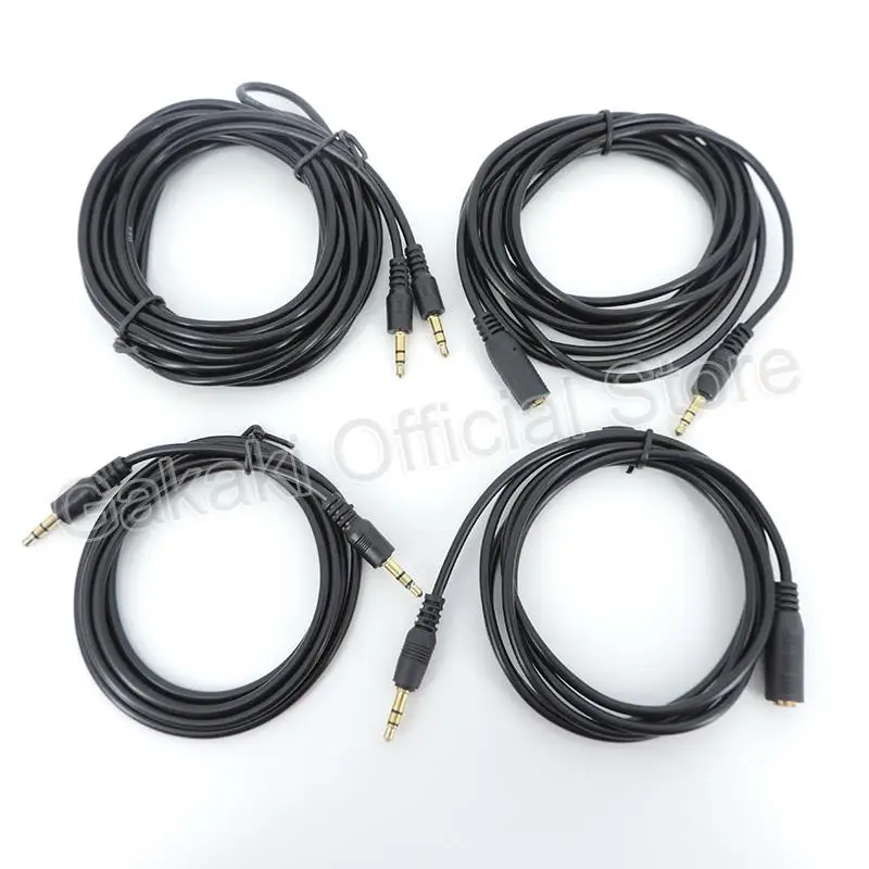 Przewód rozszerzenie Audio 3.5 kabli Stereo AUX jack 3.5mm przewód łączący pojazd z męskiego na męskie 1.5m/3m/5m