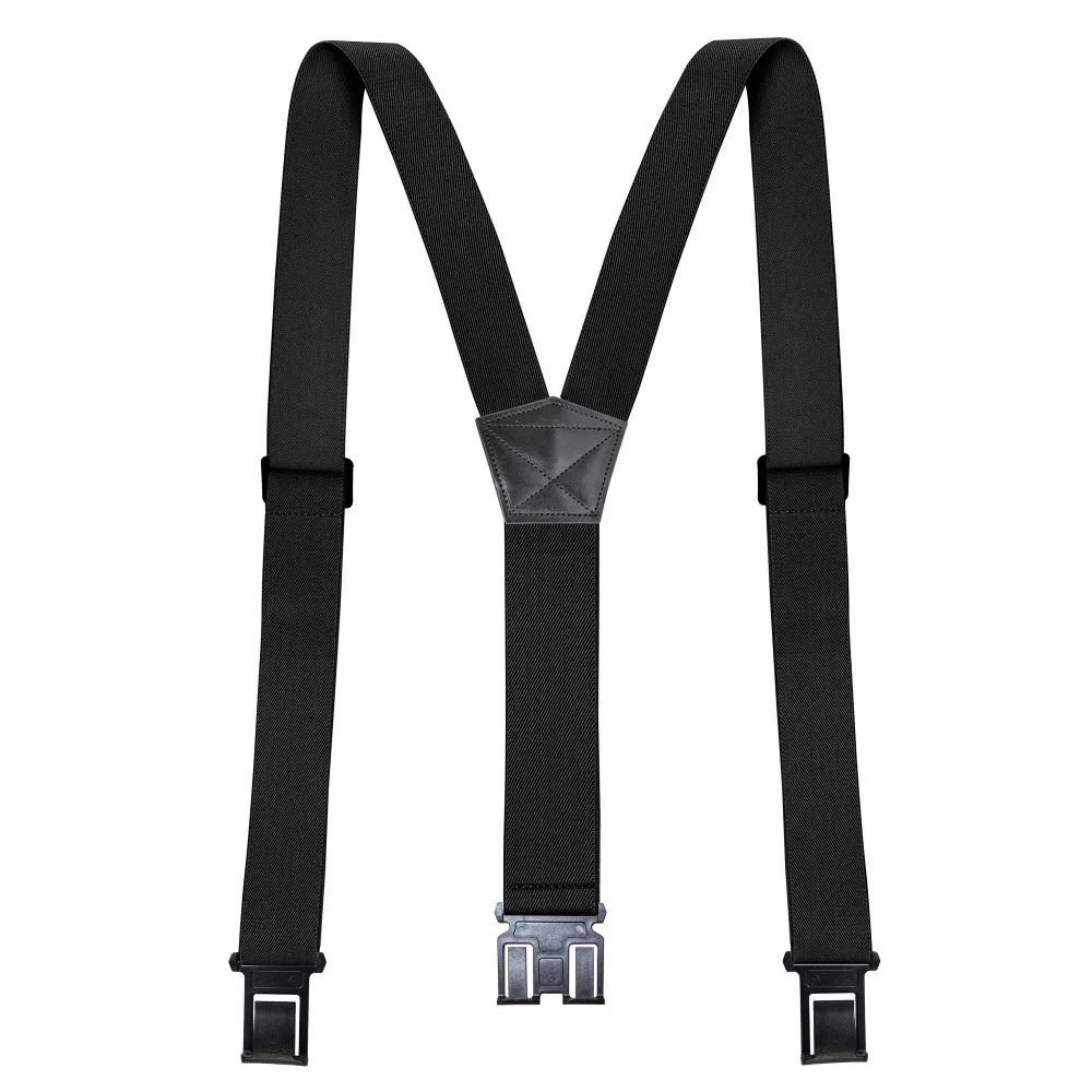 

Heavy Duty Big Tall Belt Clip Suspenders for Men Work 1.38in Y-back Adjustable Elastic Hook End Trouser Braces Keep The Pants Up