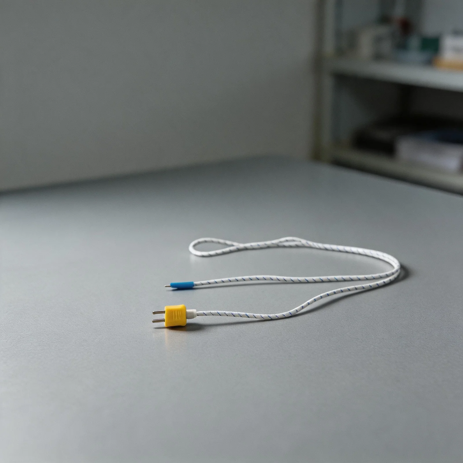 For Digital Thermometer Compatible K Type Thermocouple Probe 1m Length with 0.4mm Diameter Wire for Reliable Temp Sensing