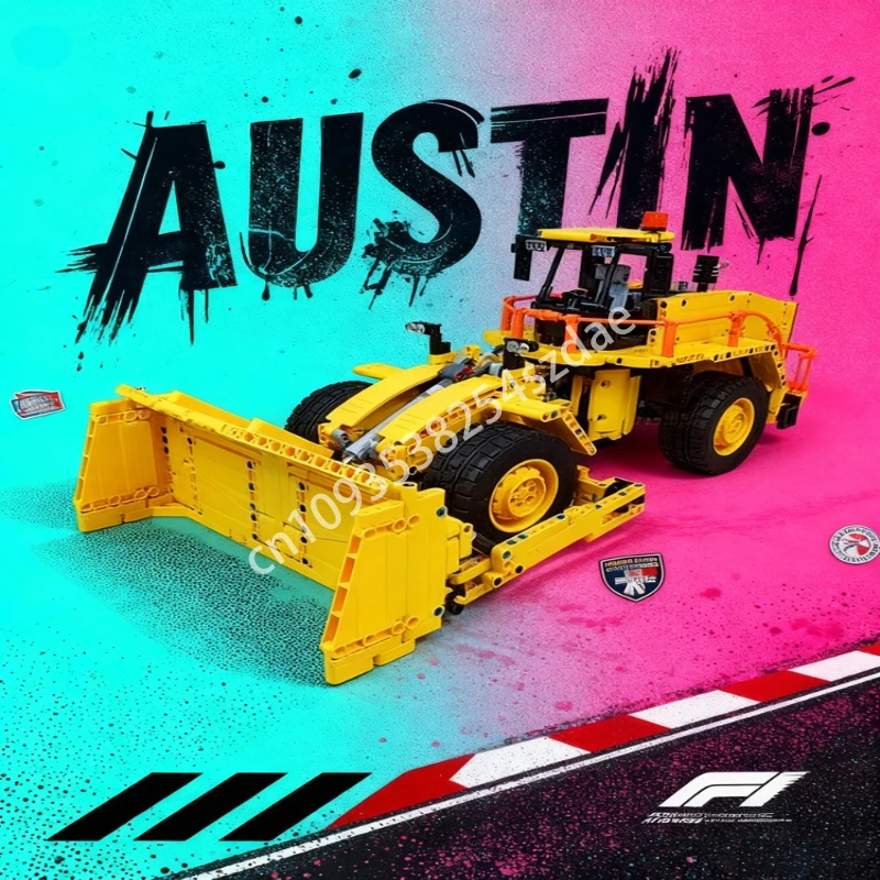 

1854pcs MOC Wheel Dozer Technical Model Building Blocks Architecture Christmas Gifts DIY Toy Creative Idea Brick Kids Birthday